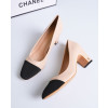 (국내배송) 샤넬 배색 펌프스 힐