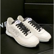 (국내배송) 샤넬 25SS 프리 컬렉션 카프스킨 엠보 스니커즈