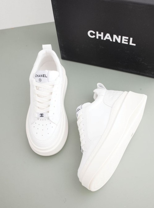 (국내배송) 샤넬 오버솔 화이트 스니커즈