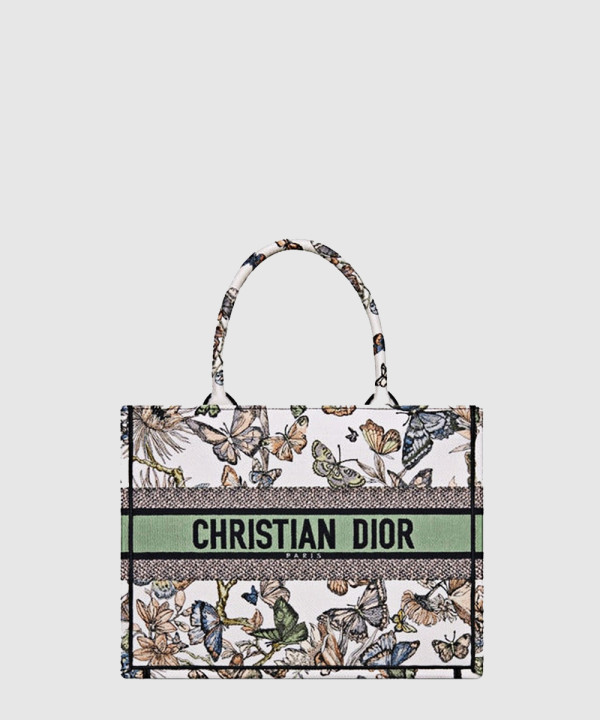 디올 북 토트백 미디움 멀티컬러 M1296