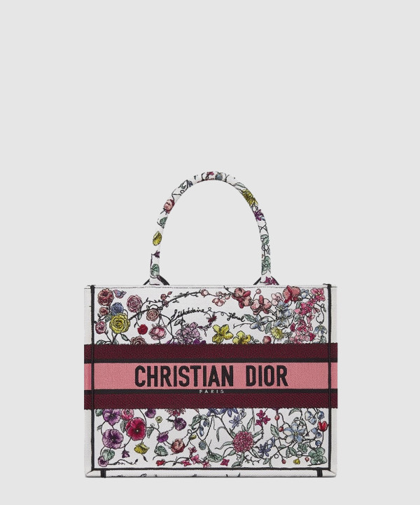 디올 북 토트백 미디움 멀티컬러 M1296