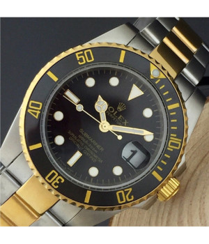로렉스 서브마리너 검판콤비 40mm