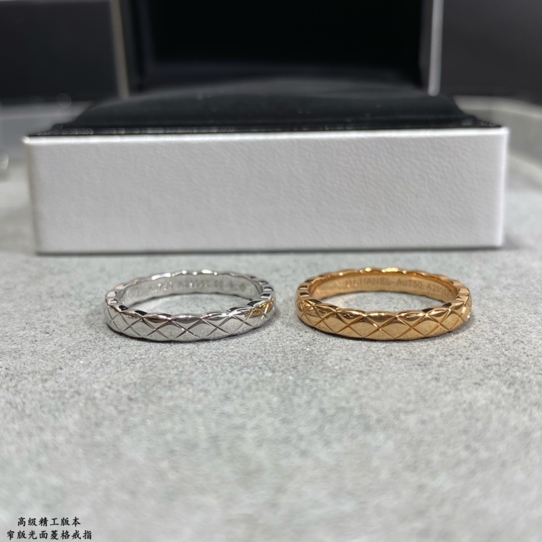 18K 하이엔드 미러급 샤넬 코코크러쉬 미니 반지 (구성품 풀박스)