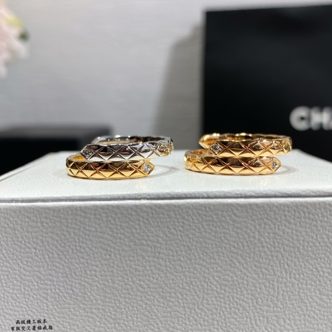 18K 하이엔드 미러급 샤넬 코코크러쉬 반지 (구성품 풀박스)