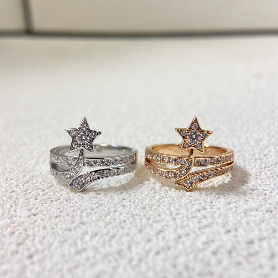 18K 하이엔드 미러급 샤넬 꼬메뜨 다이아 반지 (구성품 풀박스)