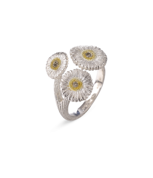 18K 하이엔드 미러급 부첼라티 블라썸 팬시 브라운 버메일 링 023633