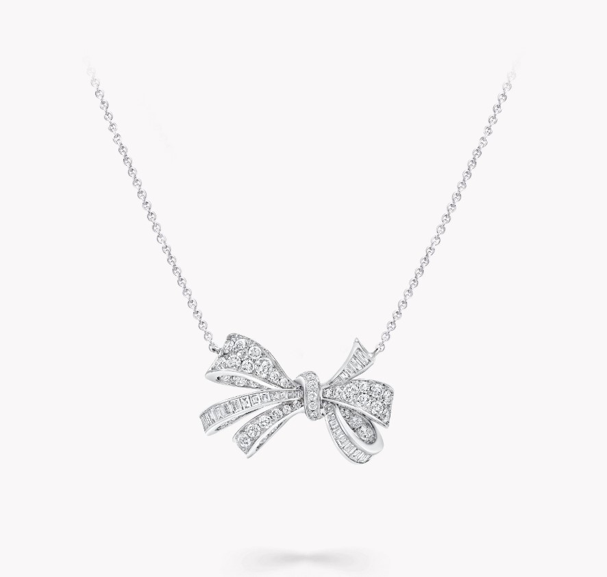 18K 하이엔드 미러급 그라프 틸다의 보우 펜던트 RGP564