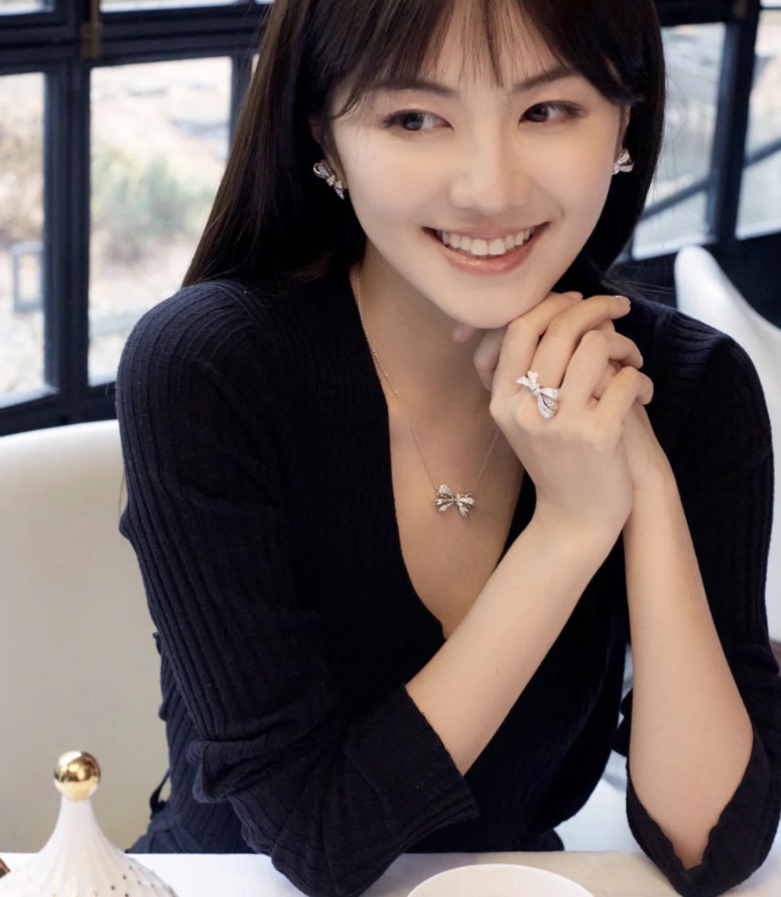 18K 하이엔드 미러급 그라프 틸다의보우 목걸이 (구성품 풀박스)