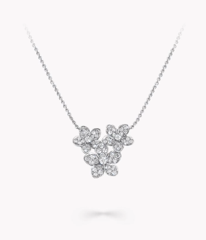 18K 하이엔드 미러급 그라프 와일드 플라워 멀티 목걸이