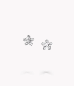 18K 하이엔드 미러급 그라프 와일드 플라워 쁘띠 스터드 이어링 RGE1816