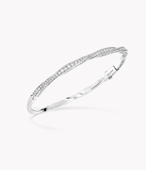 18K 하이엔드 미러급 그라프 스파이럴 파베 뱅글 팔찌 GB351