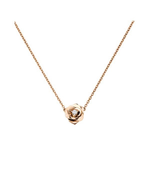 18K 하이엔드 미러급 피아제 로즈 펜던트 목걸이 G33U0081