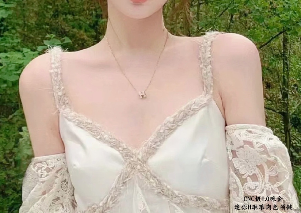 18K 하이엔드 미러급 에르메스 팝아슈 마론글라쎄 미니 목걸이 (구성품 풀박스)