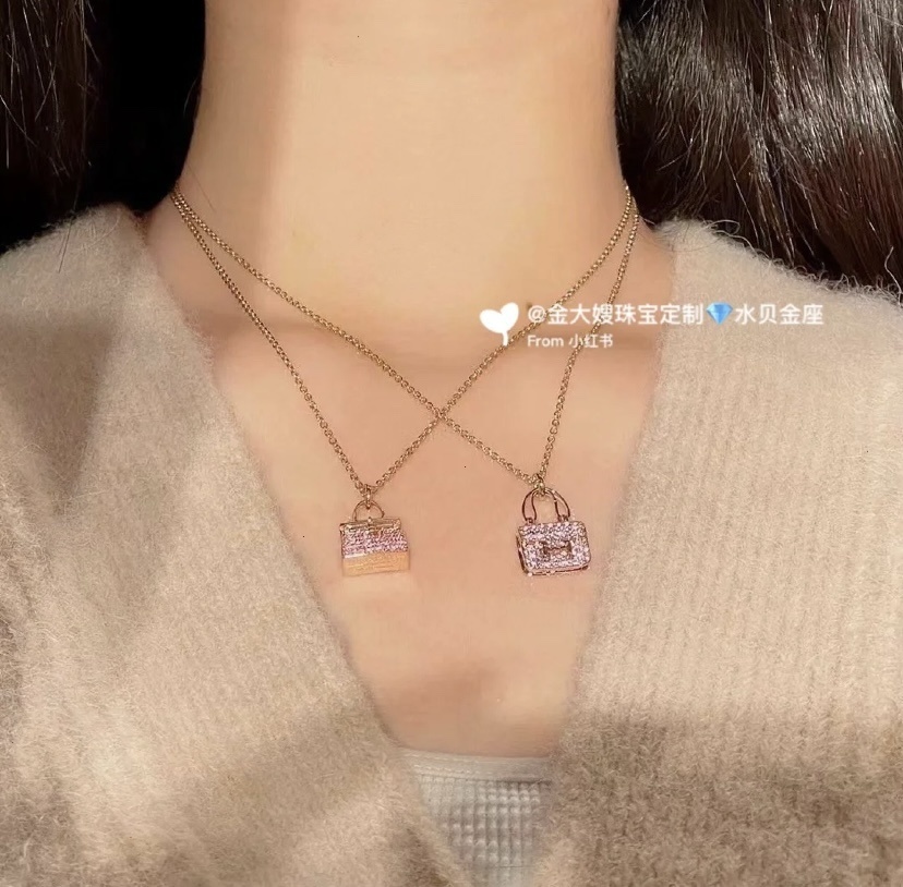 18K 하이엔드 미러급 에르메스 콘스탄스,켈리백 아뮬렛 목걸이 (구성품 풀박스)