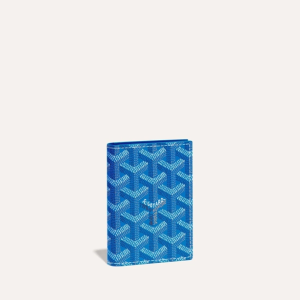 고야드 생 마크 카드 지갑 블루
