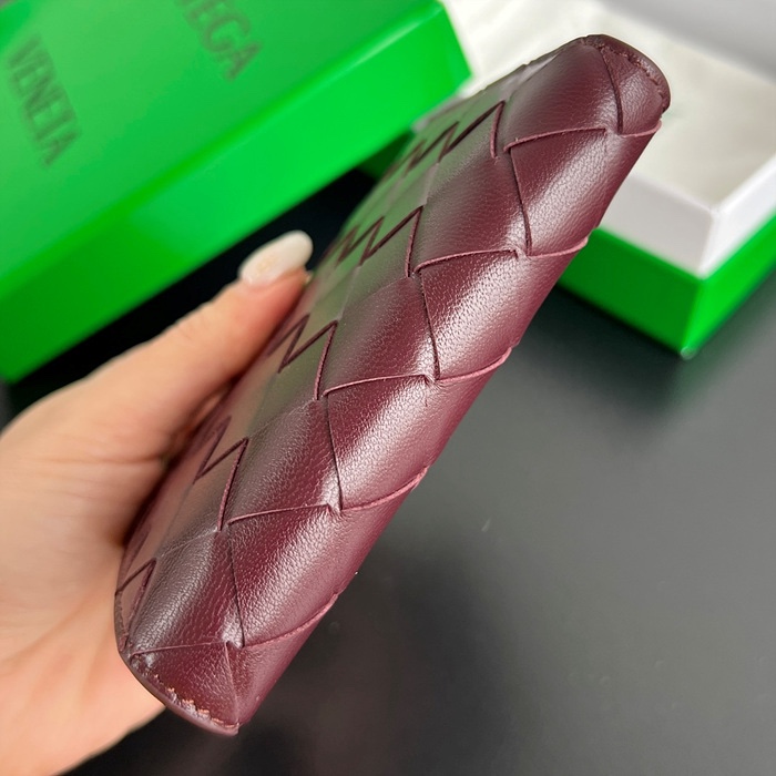 보테가베네타 스몰 인트레치아토 폴더형 지갑 749940