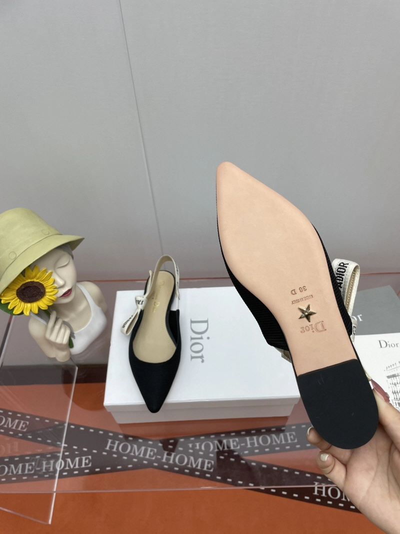 디올 자디올 슬링백 발레리나 플랫