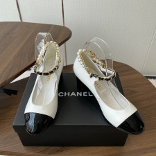 샤넬 체인 참 펌프스