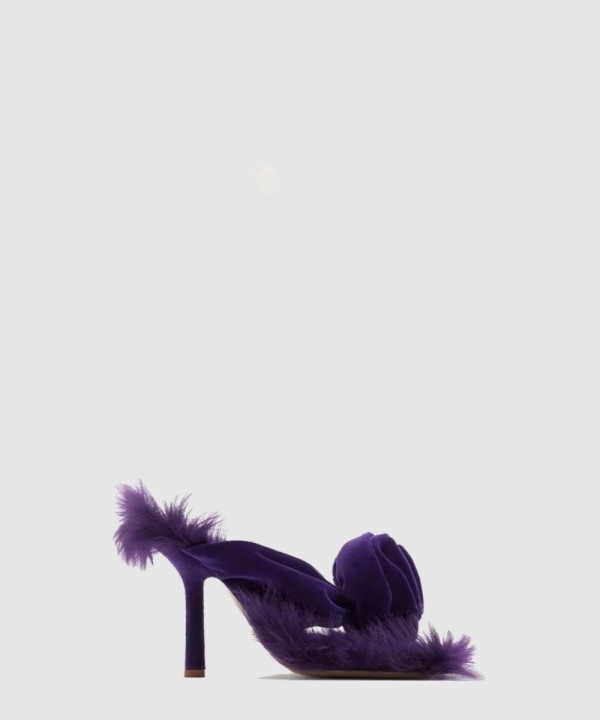 버버리 스텝 로즈 시어링 샌들 80756001
