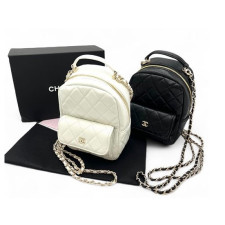 (국내배송) [CHANEL] 샤넬 25ss 크루즈 컬렉션 캐비어 탑핸들 미니 백팩