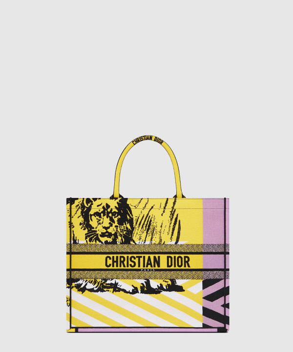 디올 미디움 북 토트백 M1296