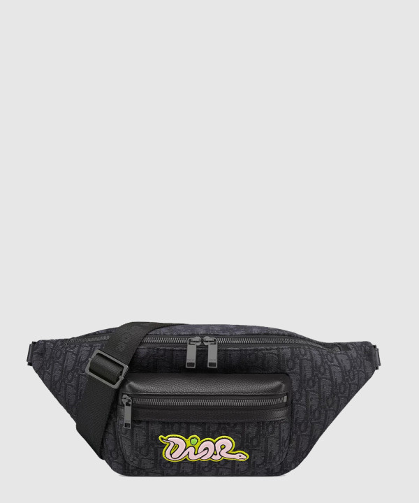 디올 라이더 2.0 디올 앤 KAWS 벨트백 1ESBO