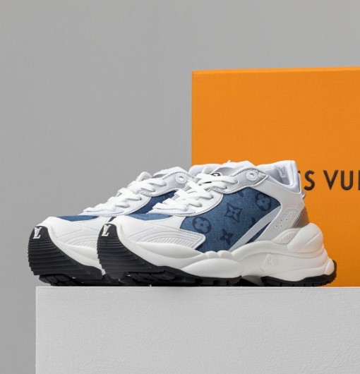 (국내배송) 루이비통 런55 데님 스니커즈