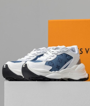 (국내배송) 루이비통 런55 데님 스니커즈