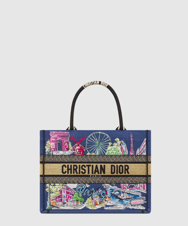 디올 북 토트백 미디움 M1296