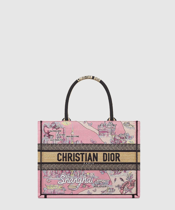 디올 북 토트백 미디움 M1296