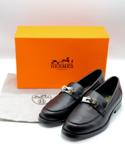 (국내배송) 에르메스 데이 켈리 로퍼 블랙 은장