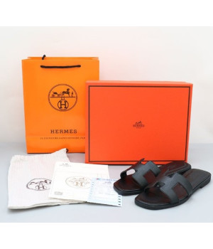 (국내배송) 에르메스 H 오란 샌들 (블랙)