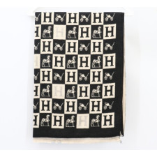 (국내배송) 에르메스 H로고 양면 머플러