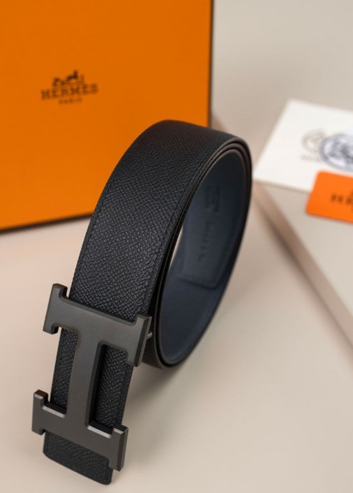 (국내배송) 에르메스 H 벨트 버클 & 리버서블 가죽 스트랩 양면벨트