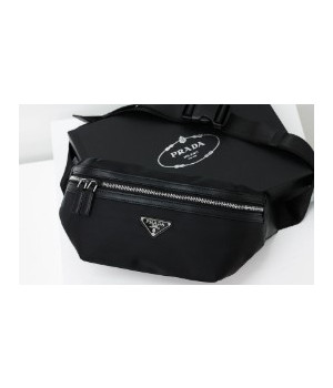 (국내배송) 프라다 리나일론 사피아노 레더 벨트백