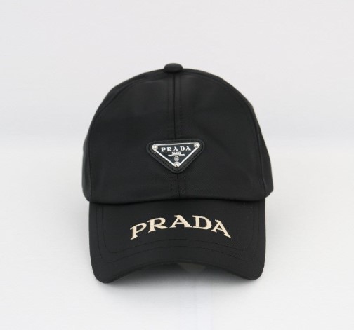 (국내배송) 프라다 자수로고 볼캡 모자