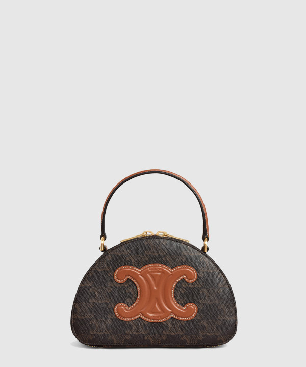 셀린느 하프 문 케이스 트리옹프 캔버스 10K642