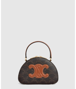 셀린느 하프 문 케이스 트리옹프 캔버스 10K642