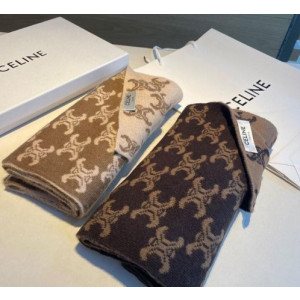 (국내배송) 셀린느 양면 트리옹프 패턴 머플러