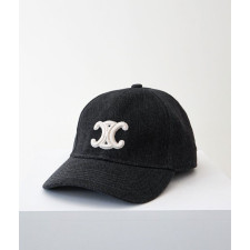 (국내배송) 셀린느 남여공용 트리오페 로고 데님 볼캡