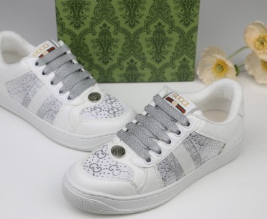 (국내배송) 구찌GG 스크리너 임벨리시드 레더 스니커즈