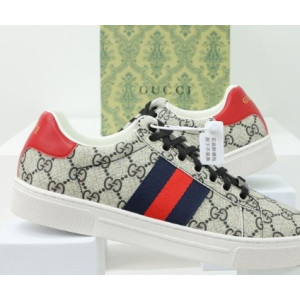 (국내배송) 구찌 에이스 GG 캔버스 웹 로우탑 스니커즈