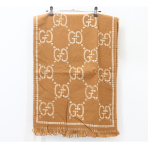 (국내배송) 구찌 자카드 패턴 양면 울 머플러