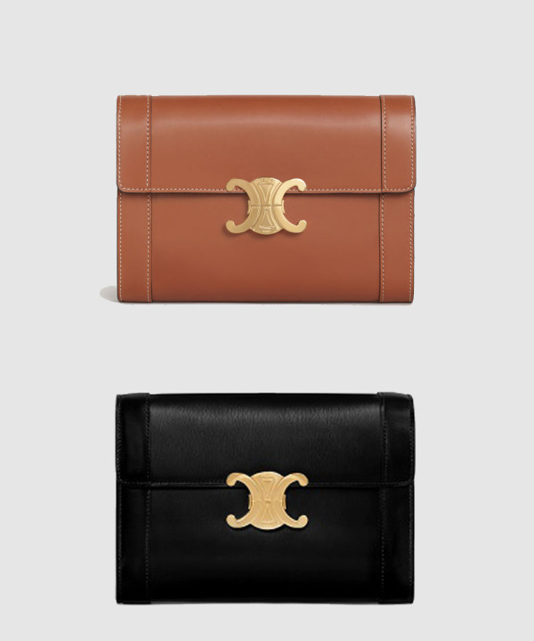 셀린느 트리오페 스트랩 백 195263