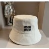 (국내배송) 미우미우 리버시블 코튼 버킷햇