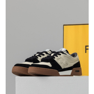 (국내배송) 펜디 매치 블랙 스웨이드 로우탑