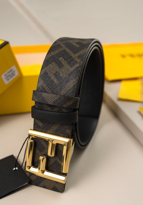 (국내배송) 펜디 남성 FF 캔버스 벨트