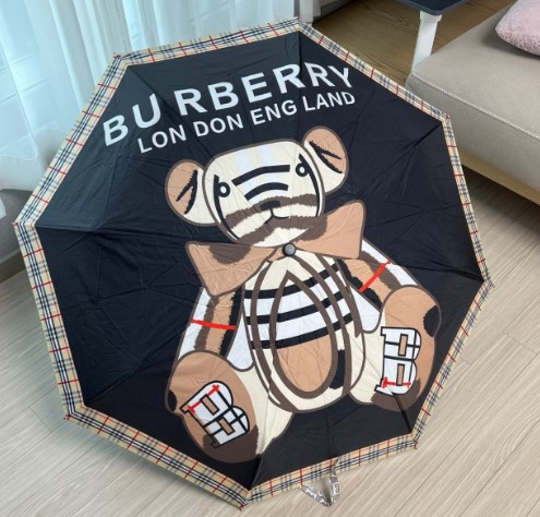 (국내배송) 버버리 보타이 테디베어 블랙 3단 자동우산&양산 겸용