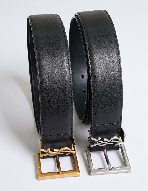 (국내배송) 생로랑 YSL 모노그램 레더 벨트