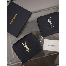 (국내배송) 생로랑 모노그램 레더 카드지갑